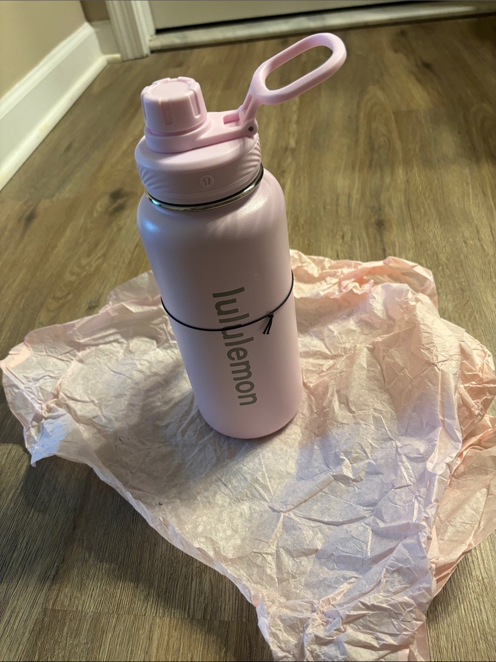 Lululemon Pink Stainless Water Bottle